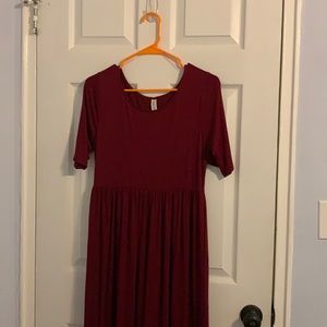 3/4 sleeve boutique maxi